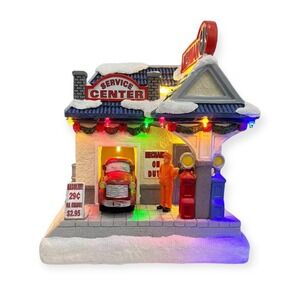 2023 St. Nicholas Square Village Gas Service Center Music, Motion, Lighted‎ NEW